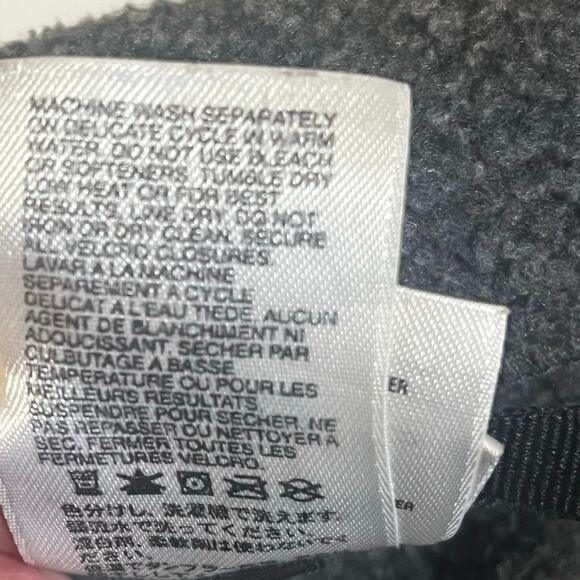 The North Face Men’s Gray Full Zip Fleece fall/winter Jacket Size Large - Picture 5 of 7